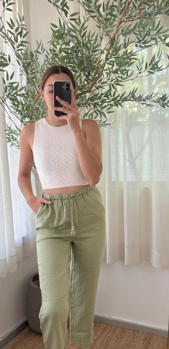 Pantalon de Lino Verde MANGO 07.219.jpg