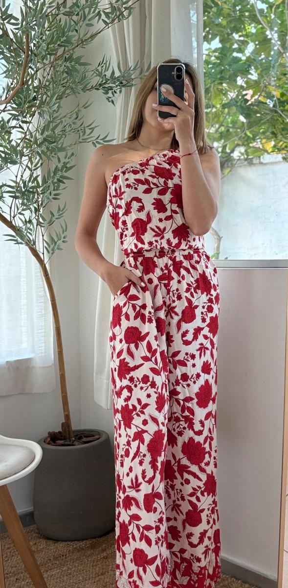 01.54 enterizo estampado rojo women secret .JPG