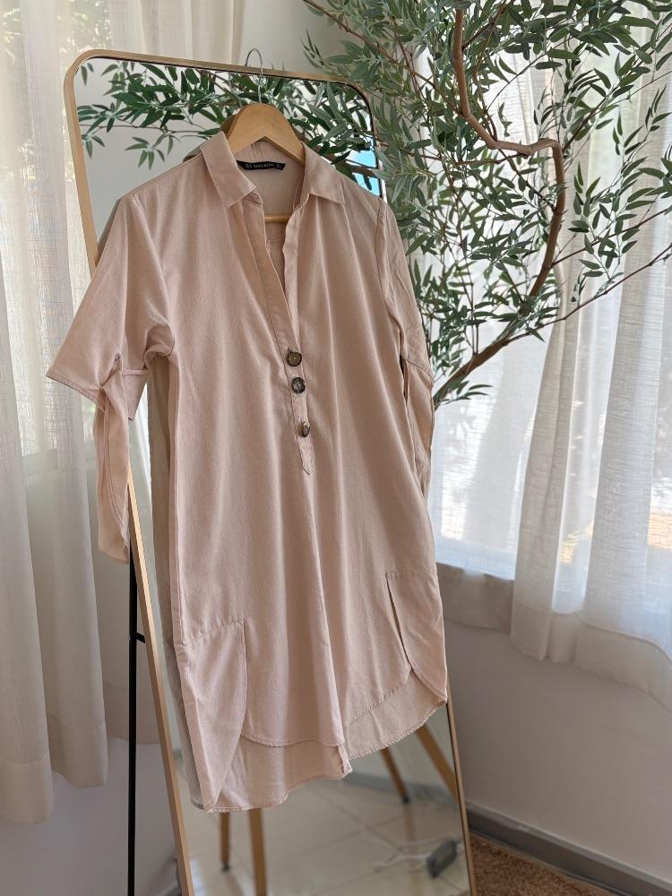 01.72 camisa vestido coral Zara  .jpeg