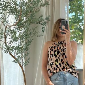 01.96 blusa con tirantes animal print maria La Paz .JPG